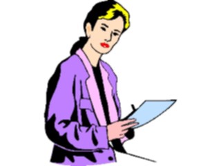 Sticker Custom Preview Image #040932 Business Office People Businesswoman21