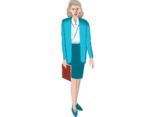 Sticker Custom Preview Image #040938 Business Office People Businesswoman27