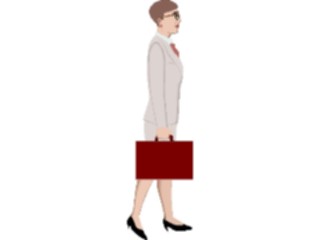 Sticker Custom Preview Image #040941 Business Office People Businesswoman30