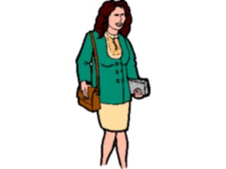 Sticker Custom Preview Image #040948 Business Office People Businesswoman37