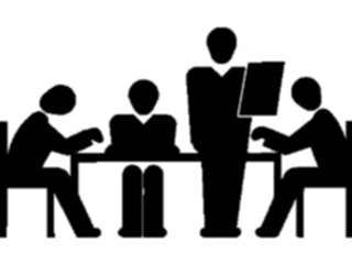 Sticker Custom Preview Image #040997 Business Office People Giving Presentation