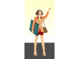 Sticker Custom Preview Image #041000 Business Office People Hailing Taxi2