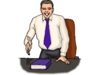 Sticker Custom Preview Image #041013 Business Office People Introduction2