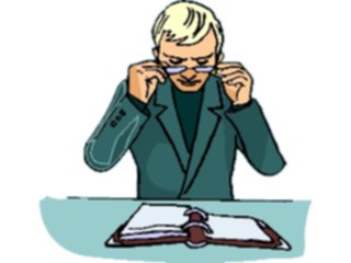 Sticker Custom Preview Image #041037 Business Office People Manat Desk8