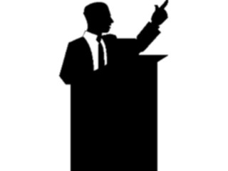 Sticker Custom Preview Image #041044 Business Office People Manat Podium3