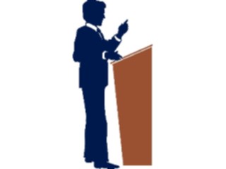 Sticker Custom Preview Image #041046 Business Office People Manat Podium5