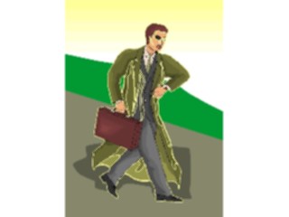 Sticker Custom Preview Image #041148 Business Office People Running Late3