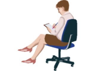 Sticker Custom Preview Image #041163 Business Office People Taking Notes1