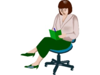 Sticker Custom Preview Image #041165 Business Office People Taking Notes3