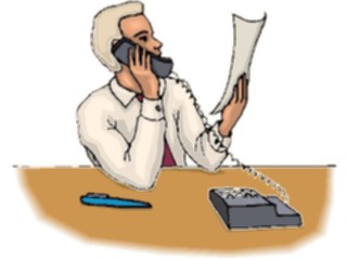 Sticker Custom Preview Image #041179 Business Office People Talkingon Phone14