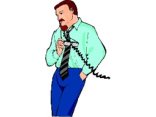 Sticker Custom Preview Image #041180 Business Office People Talkingon Phone15