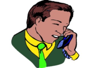 Sticker Custom Preview Image #041184 Business Office People Talkingon Phone19