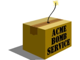 Sticker Custom Preview Image #041311 Business Office Supplies Box Explosive