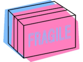 Sticker Custom Preview Image #041315 Business Office Supplies Box Fragile3