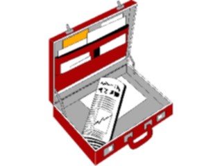 Sticker Custom Preview Image #041337 Business Office Supplies Briefcase08