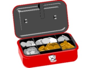 Sticker Custom Preview Image #041369 Business Office Supplies Cash Box