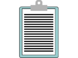 Sticker Custom Preview Image #041377 Business Office Supplies Clipboard02