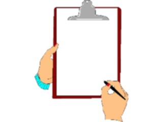 Sticker Custom Preview Image #041381 Business Office Supplies Clipboard06