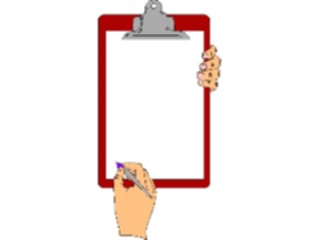 Sticker Custom Preview Image #041382 Business Office Supplies Clipboard07