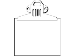 Sticker Custom Preview Image #041384 Business Office Supplies Clipboard09