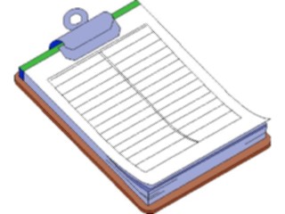 Sticker Custom Preview Image #041387 Business Office Supplies Clipboard12