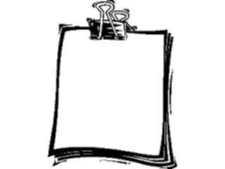 Sticker Custom Preview Image #041390 Business Office Supplies Clipboard15