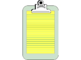 Sticker Custom Preview Image #041394 Business Office Supplies Clipboard19