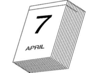 Sticker Custom Preview Image #041410 Business Office Supplies Desk Calendar01