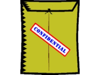 Sticker Custom Preview Image #041455 Business Office Supplies Envelope Confidential