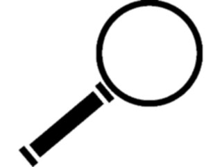 Sticker Custom Preview Image #041547 Business Office Supplies Magnifying Glass03