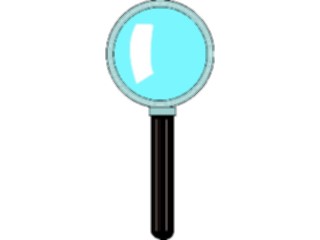 Sticker Custom Preview Image #041553 Business Office Supplies Magnifying Glass09
