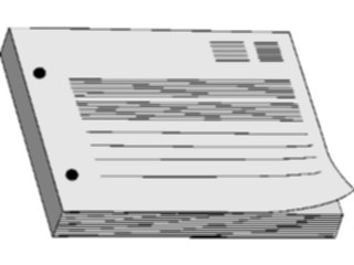 Sticker Custom Preview Image #041561 Business Office Supplies Message Pad1