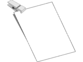 Sticker Custom Preview Image #041564 Business Office Supplies Note Clothes Pin