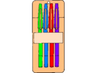 Sticker Custom Preview Image #041761 Business Office Supplies Pens Colored