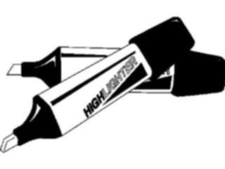 Sticker Custom Preview Image #041763 Business Office Supplies Pens Highlighter