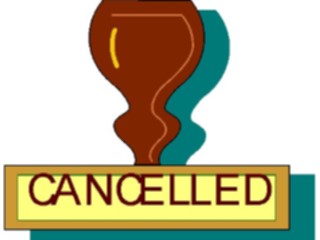 Sticker Custom Preview Image #041798 Business Office Supplies Rubber Stamp Cancelled