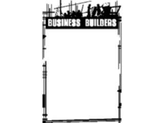 Sticker Custom Preview Image #041928 Business Office Titles Symbols Business Builders Frame