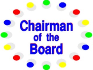 Sticker Custom Preview Image #041938 Business Office Titles Symbols Chairman