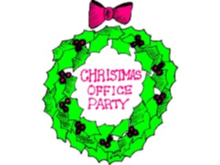 Sticker Custom Preview Image #041939 Business Office Titles Symbols Christmas Office Party