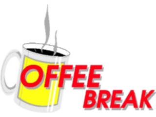 Sticker Custom Preview Image #041942 Business Office Titles Symbols Coffee Break2