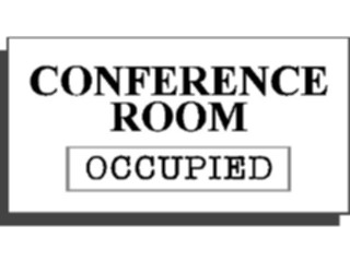 Sticker Custom Preview Image #041950 Business Office Titles Symbols Conference Room Sign1