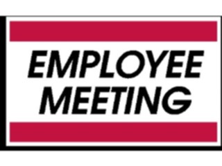 Sticker Custom Preview Image #041966 Business Office Titles Symbols Employee Meeting