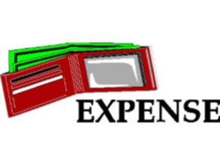 Sticker Custom Preview Image #041970 Business Office Titles Symbols Expense