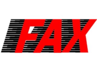 Sticker Custom Preview Image #041976 Business Office Titles Symbols F A X2