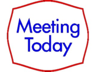 Sticker Custom Preview Image #042007 Business Office Titles Symbols Meeting Today