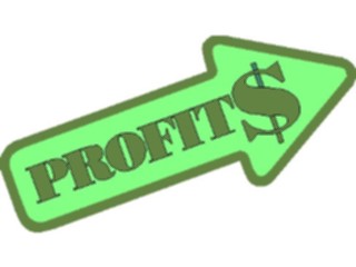 Sticker Custom Preview Image #042039 Business Office Titles Symbols Profits Up