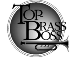 Sticker Custom Preview Image #042084 Business Office Titles Symbols Top Brass Boss2