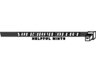 Sticker Custom Preview Image #042099 Business Office Titles Symbols Your Home Office