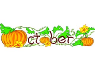 Sticker Custom Preview Image #042400 Calendar Months10 October7