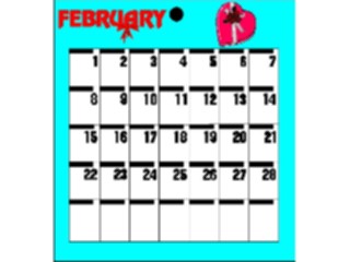 Sticker Custom Preview Image #042424 Calendar Templates08 February Sun